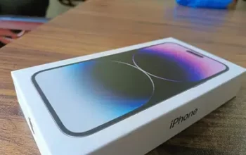 iphone 14 pro max box pack USA model deep purple color 128GB