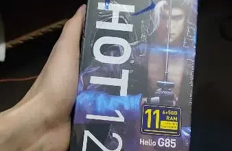Infinix Hot 12 Box Back