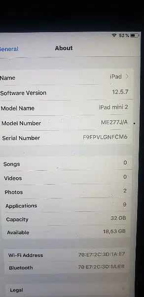 Apple Ipad Mini 2 (32GB) Pubg Chalti Han is meim